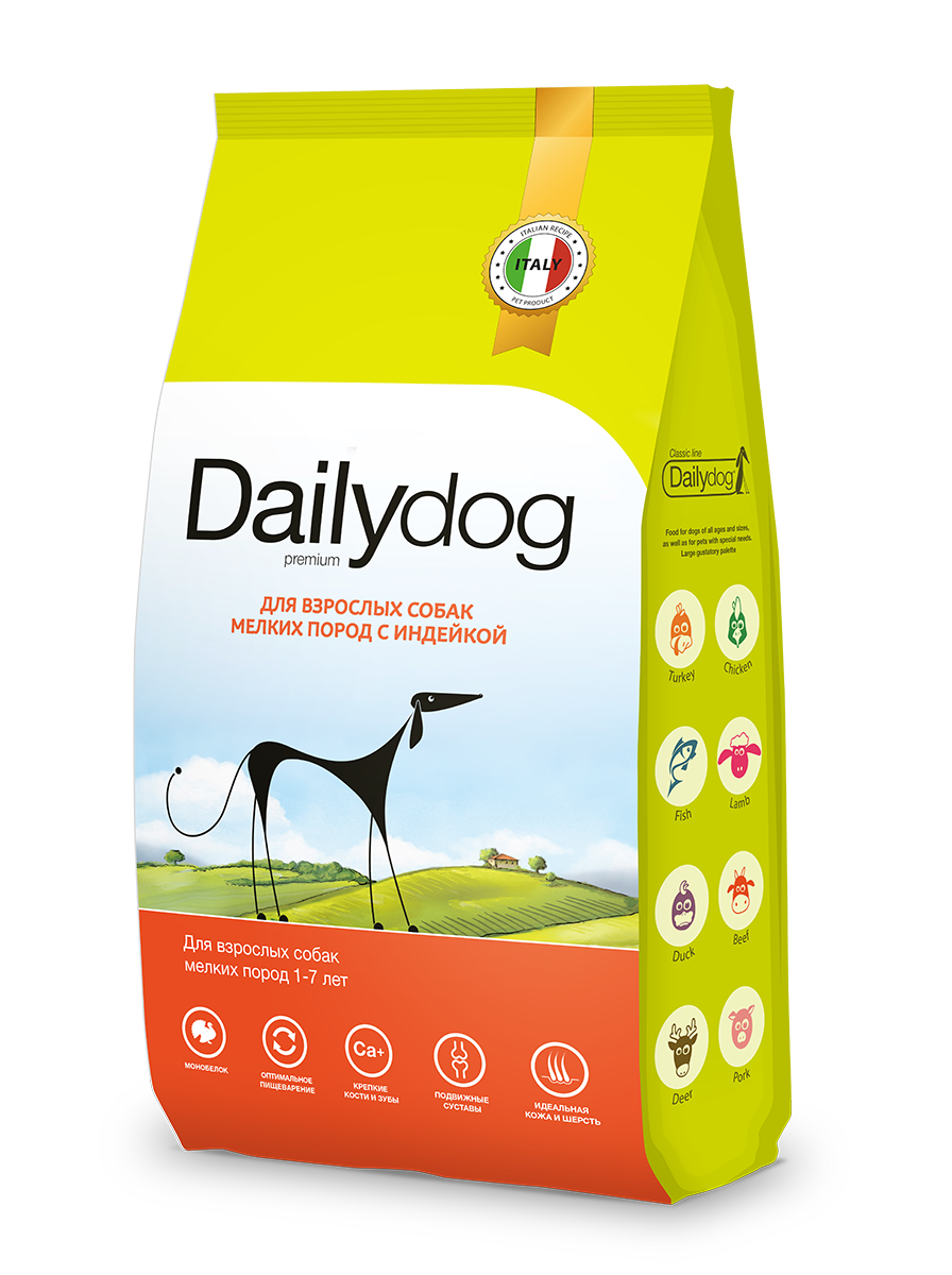 Dailydog для взрослых собак средних пород, с ягненком и рисом - Dailypet